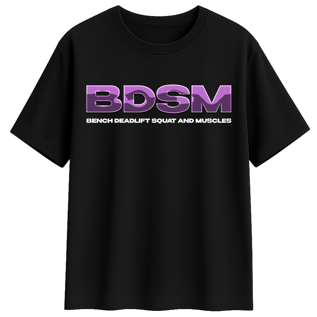 Футболка БДСМ Фиолетовая от BDSM CLUB by SHERSTNEV
